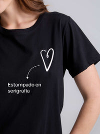 Camiseta Intentarlo - Negro