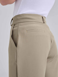 Pantalón Bordado - Caqui