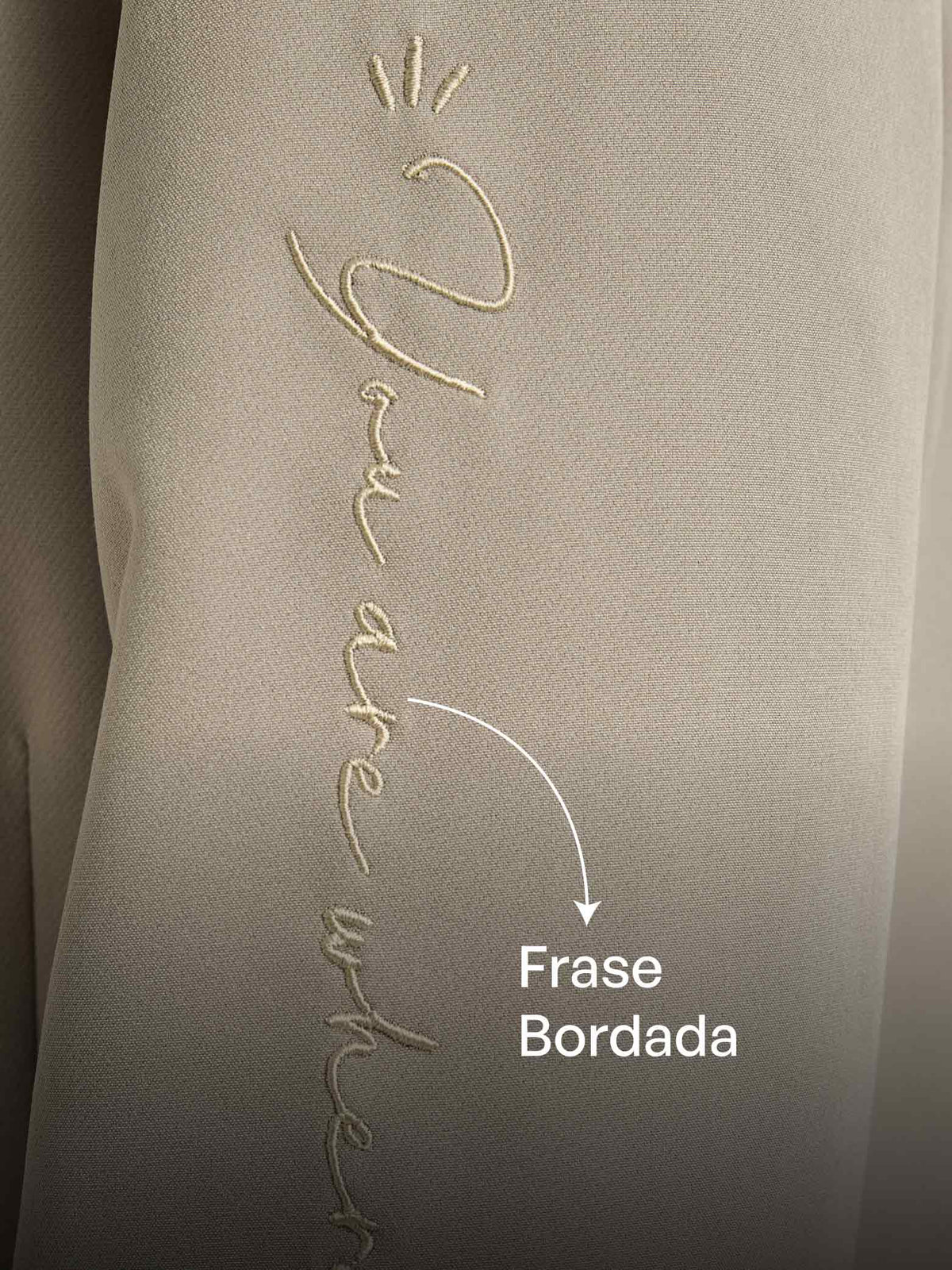 Blazer Bordado - Caqui