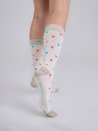 Media Corazones - Marfil