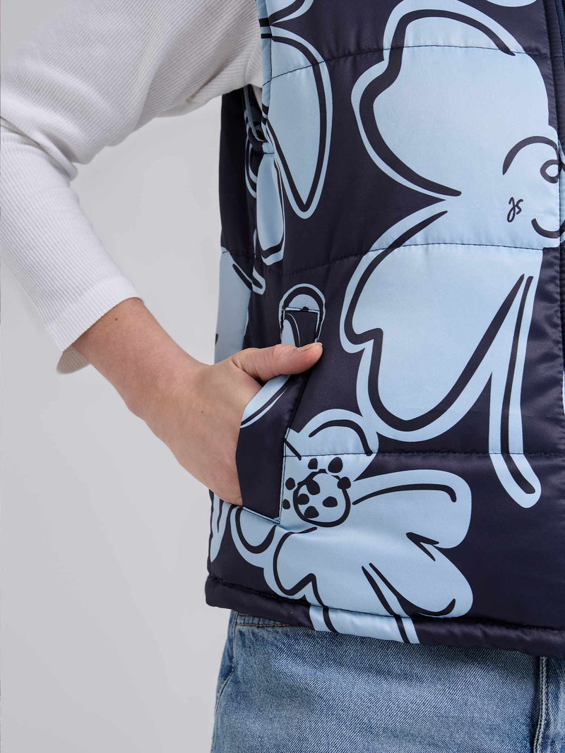 Chaleco Garden - Azul