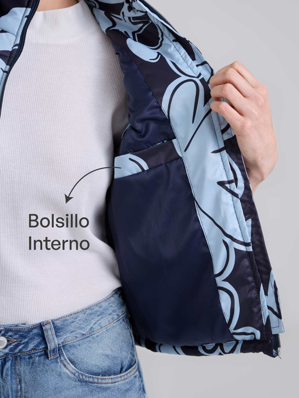 Chaleco Garden - Azul