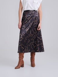 Falda Garden - Negro