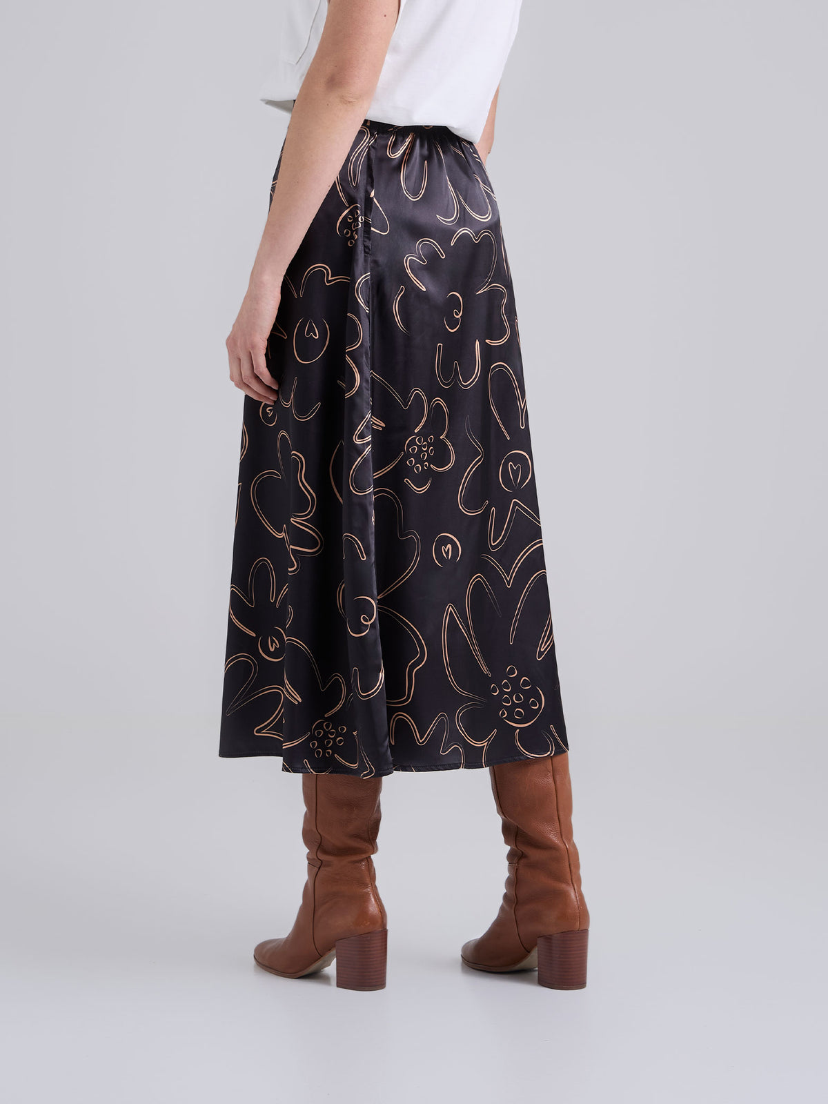 Falda Garden - Negro