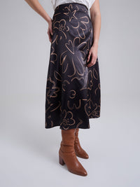 Falda Garden - Negro