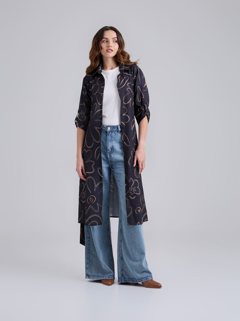 Vestido Garden - Negro