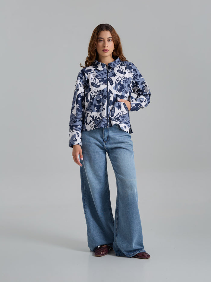 Chaqueta Live & feel - Azul