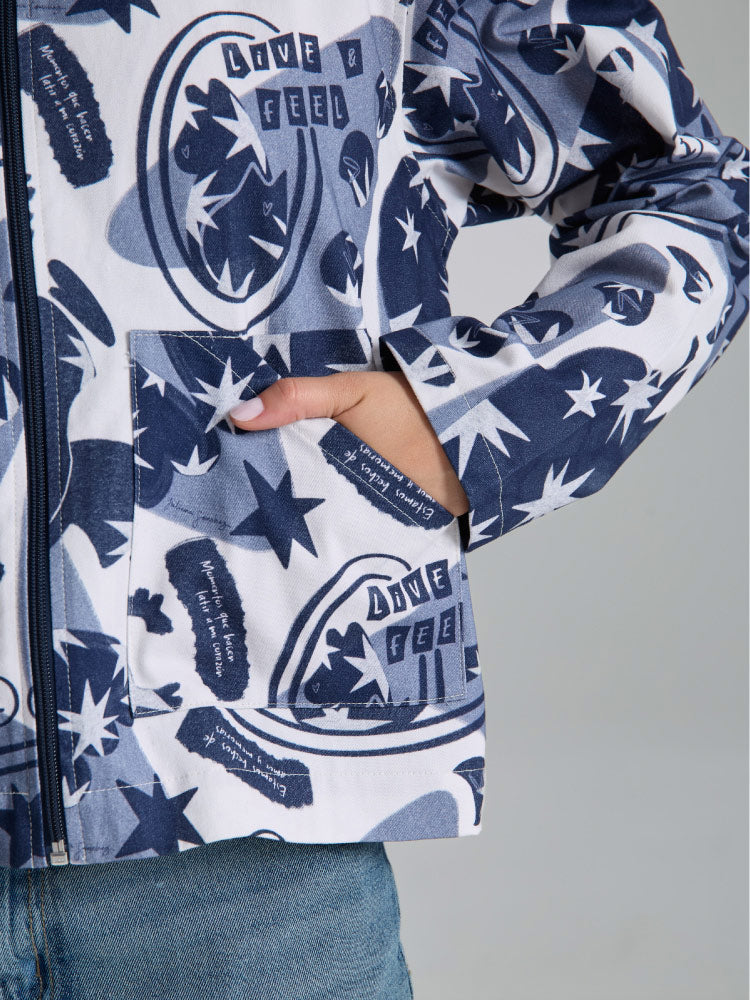 Chaqueta Live & feel - Azul