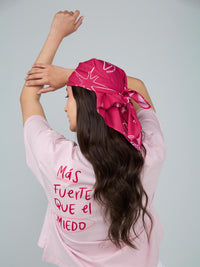 Pañoleta Brilla mi corazón - Fucsia