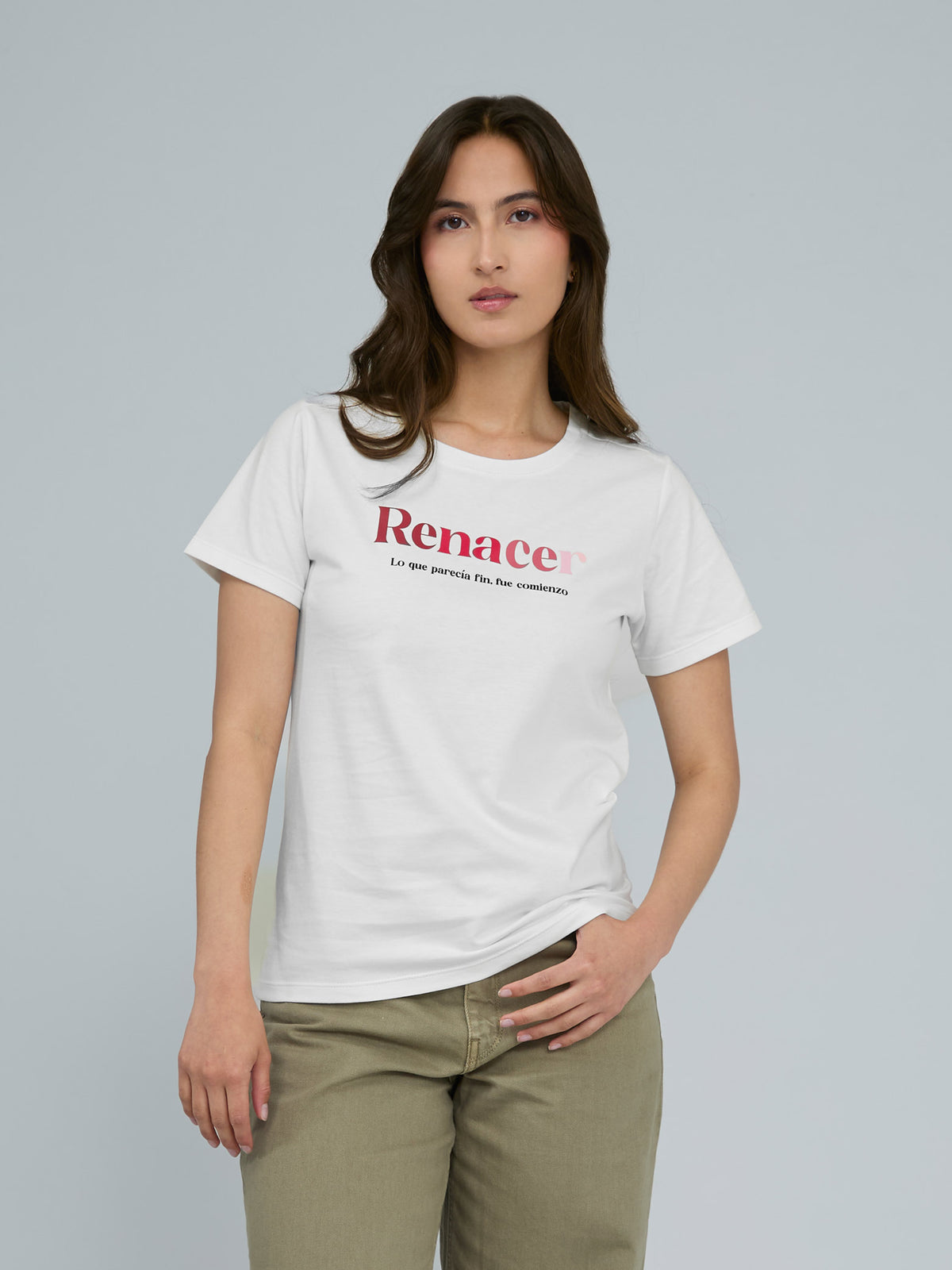 Camiseta Renacer - Marfil