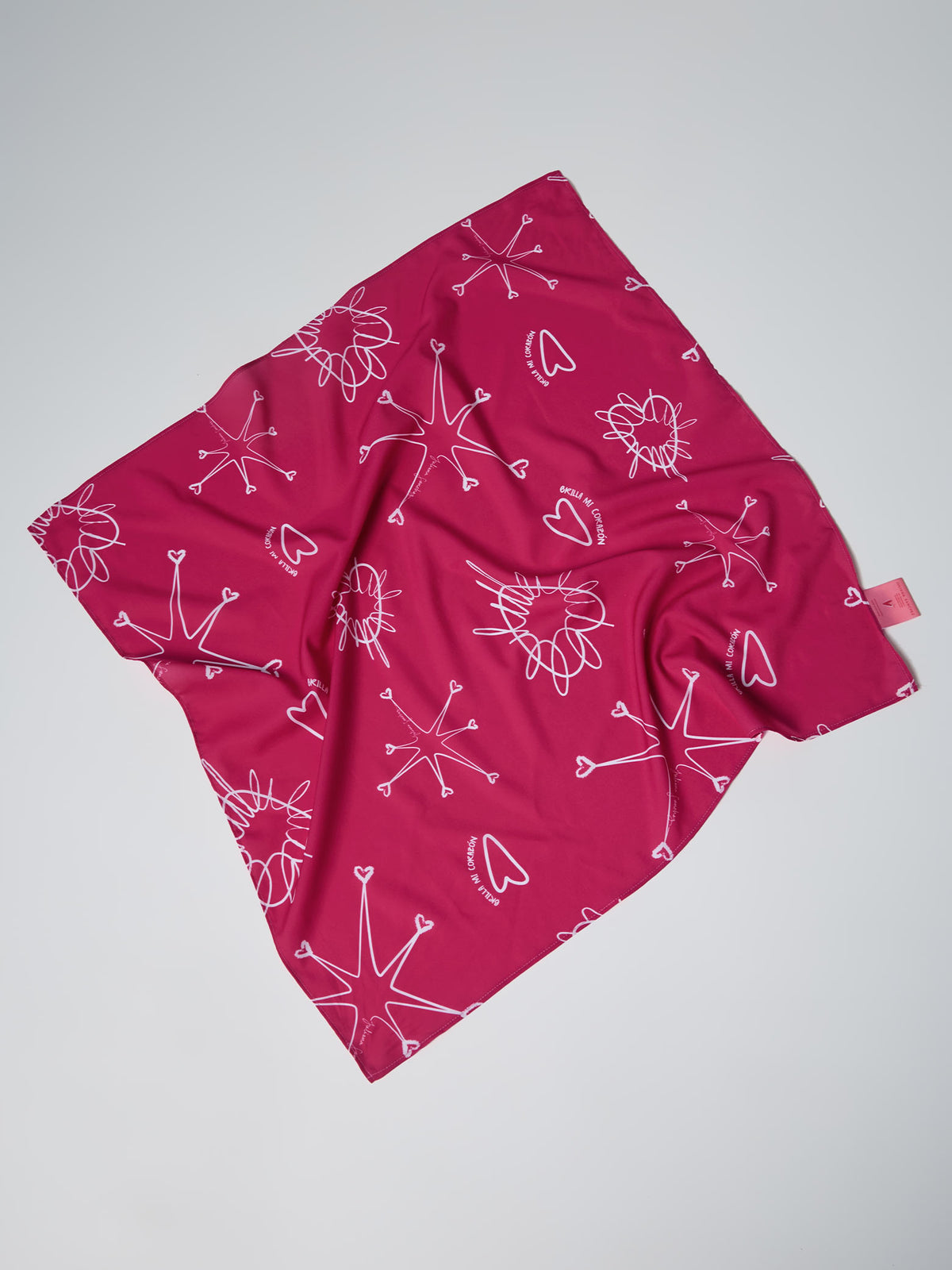 Pañoleta Brilla mi corazón - Fucsia