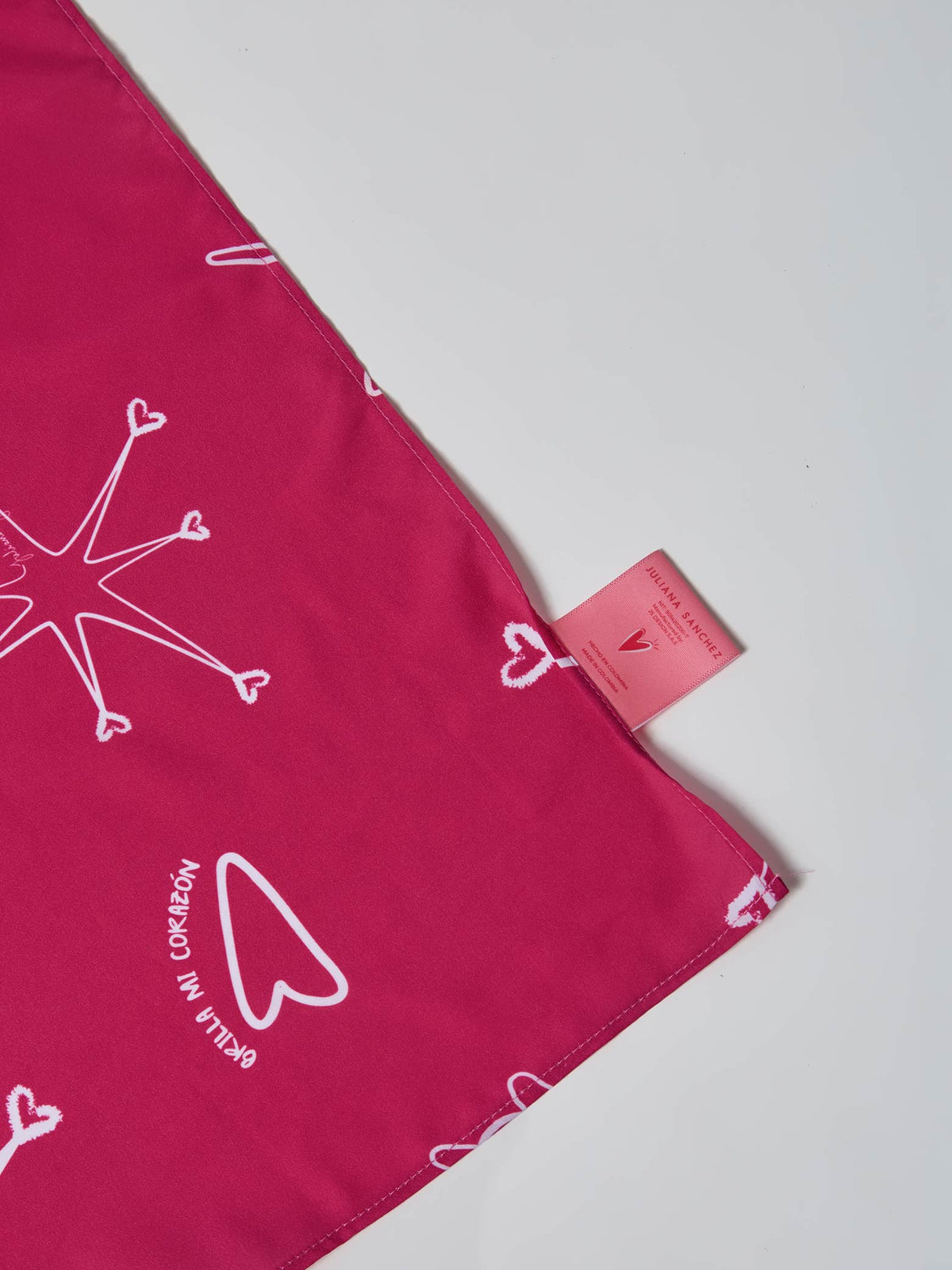 Pañoleta Brilla mi corazón - Fucsia