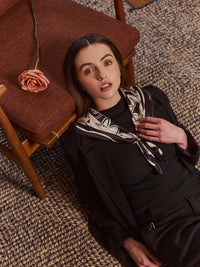 Pañoleta Garden - Marfil