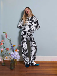 Buzo Tejido garden - Negro