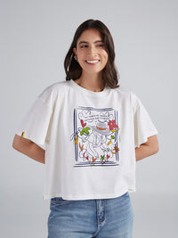 Camiseta Cosecha de sueños - Marfil