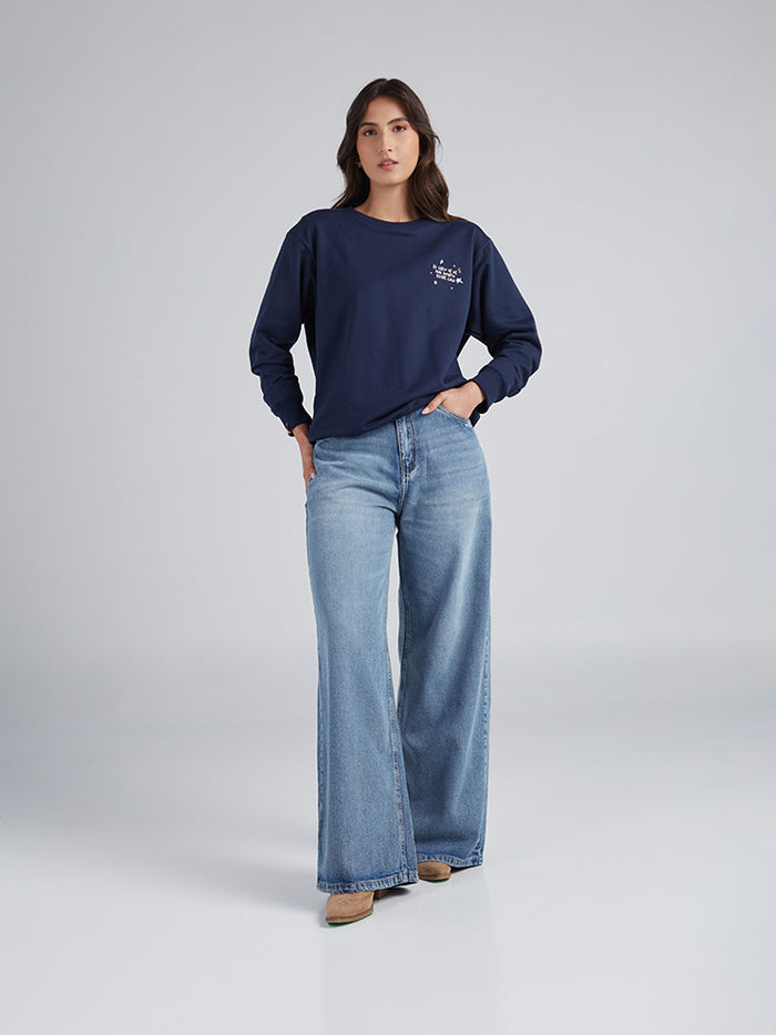 Buzo Desde casa - Azul