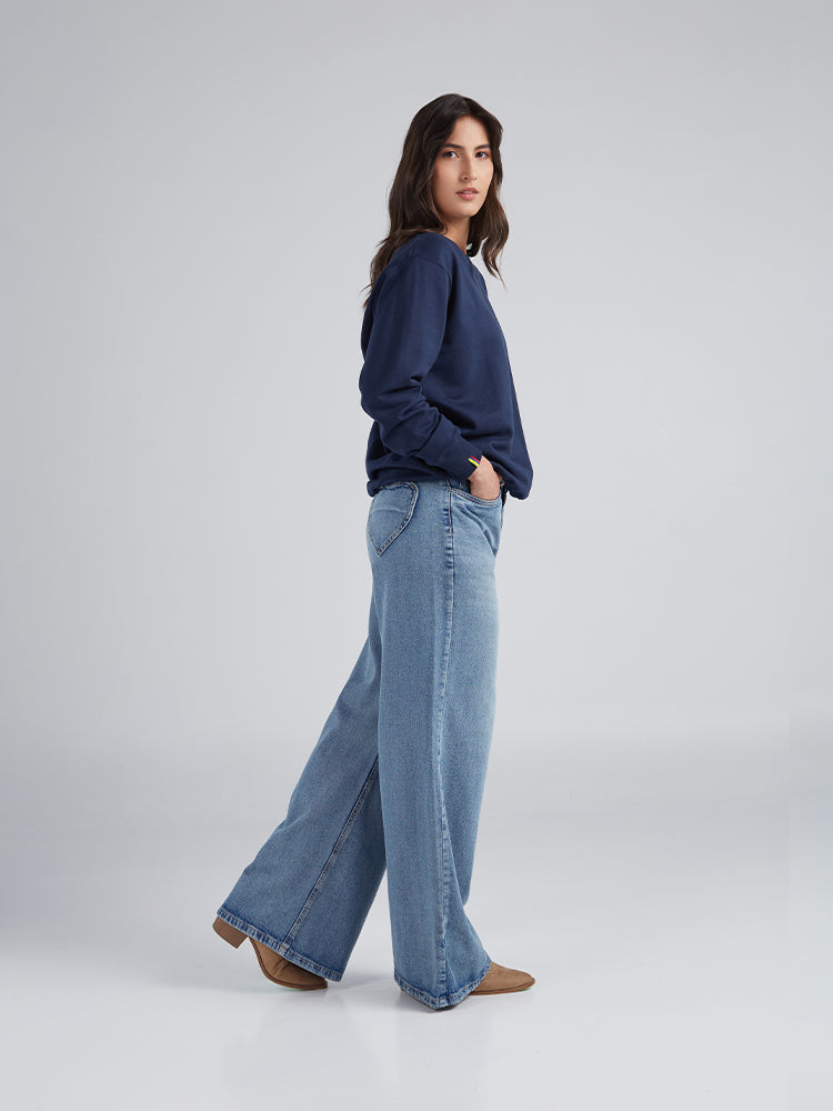 Buzo Desde casa - Azul