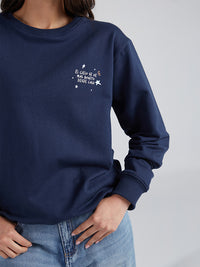 Buzo Desde casa - Azul