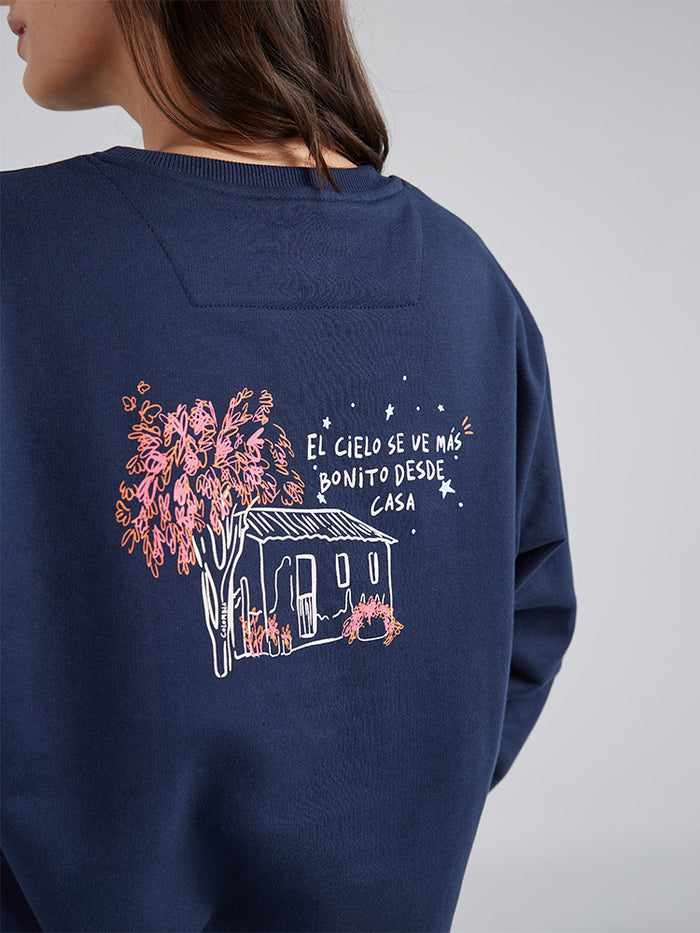 Buzo Desde casa - Azul