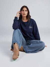 Buzo Desde casa - Azul