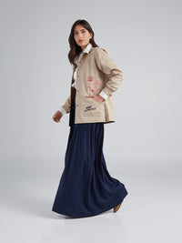 Chaqueta Aquí florezco - Caqui