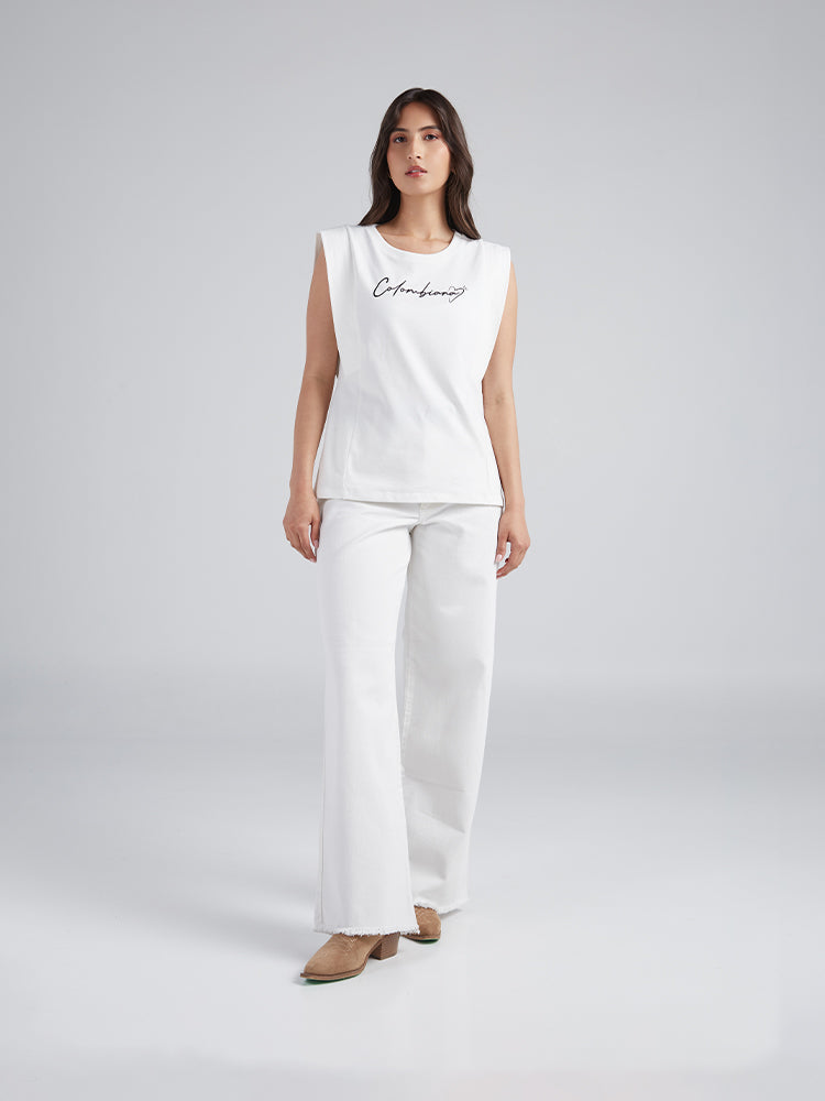 Camiseta Alma Colombiana - Marfil