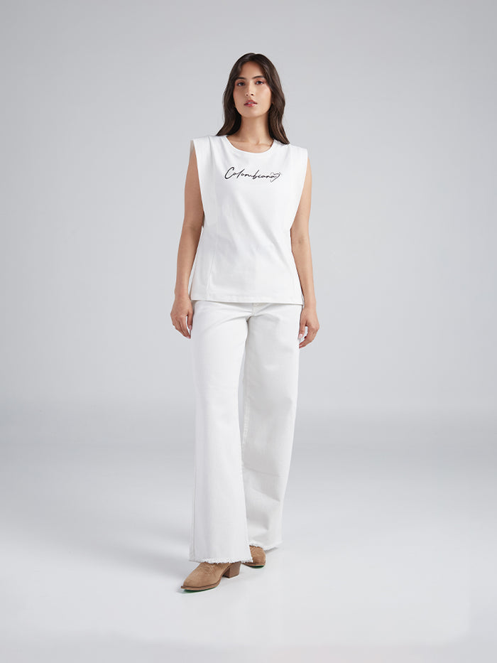 Camiseta Alma Colombiana - Marfil