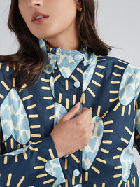 Chaqueta Corazón radiante - Azul