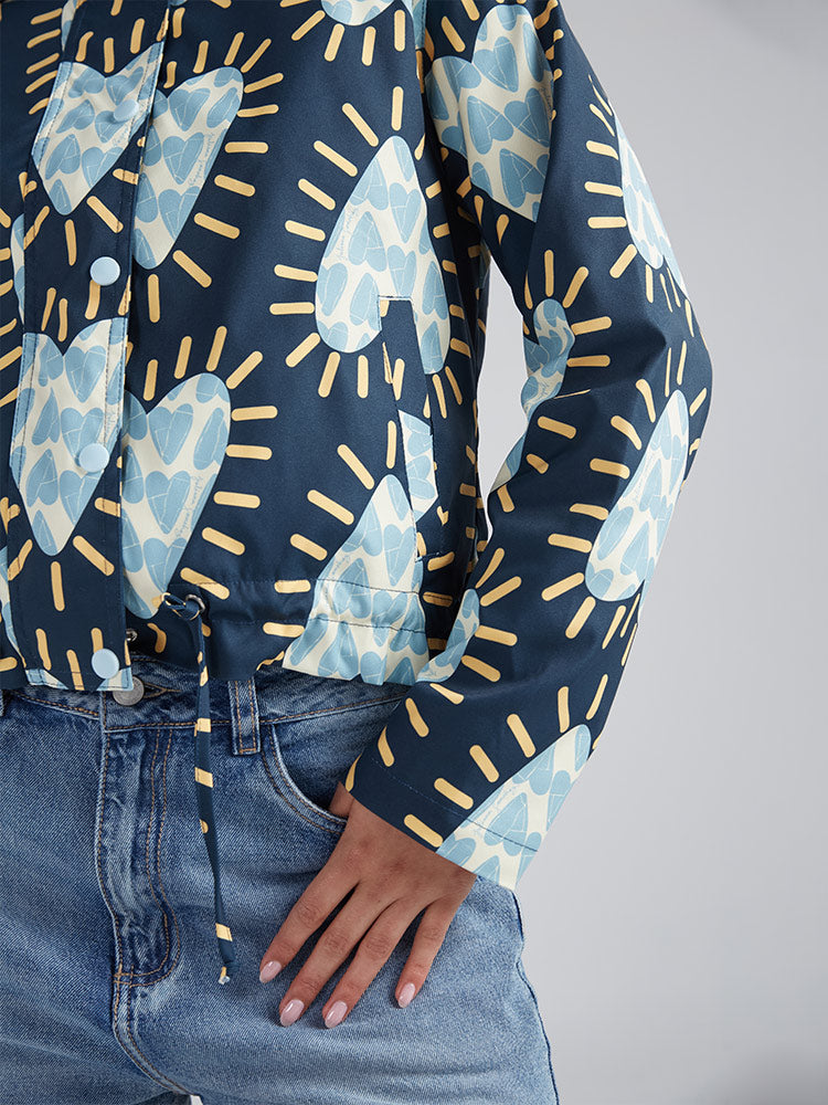 Chaqueta Corazón radiante - Azul