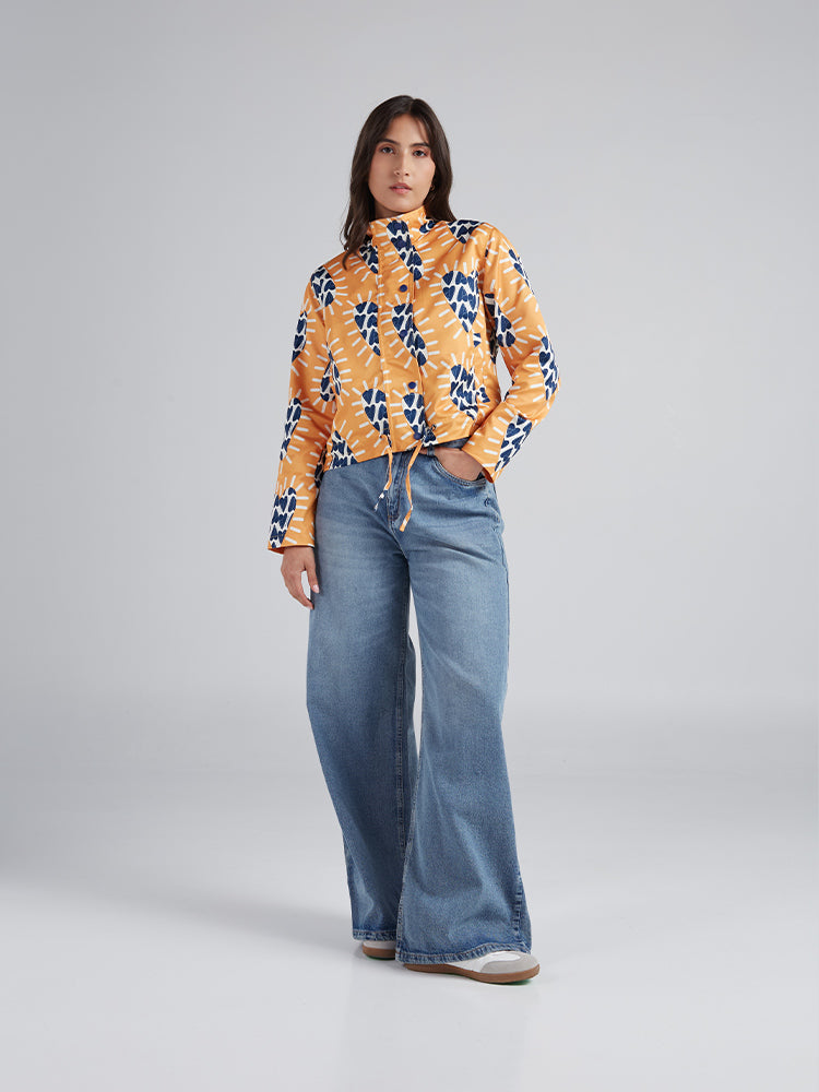 Chaqueta Corazón radiante - Mostaza