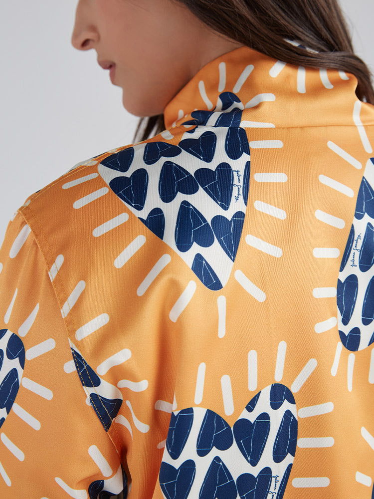 Chaqueta Corazón radiante - Mostaza