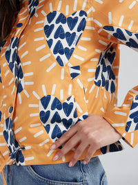 Chaqueta Corazón radiante - Mostaza