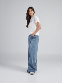 Camiseta Pistas Unisex - Marfil