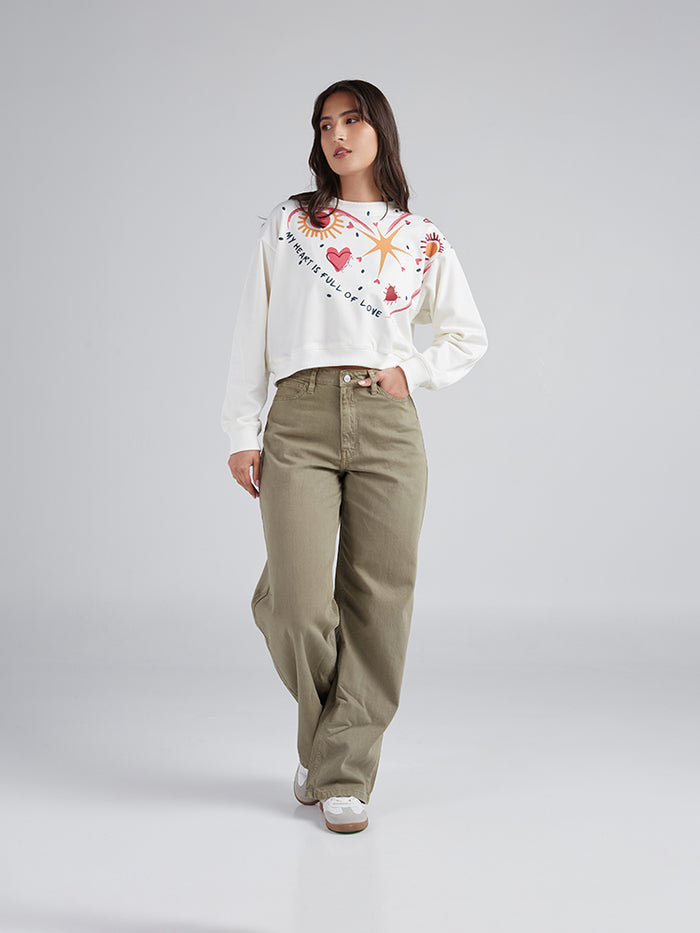 Buzo Mil soles - Marfil