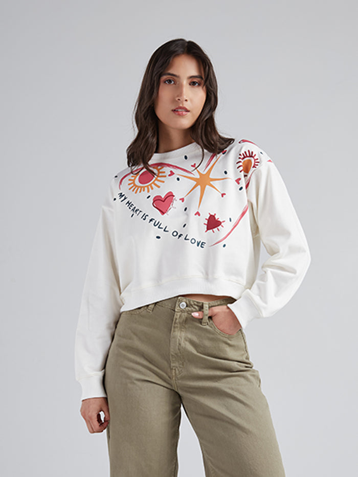 Buzo Mil soles - Marfil