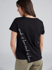 Camiseta Made of love - Negro