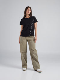 Camiseta Made of love - Negro