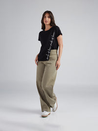 Camiseta Made of love - Negro