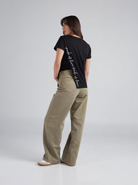 Camiseta Made of love - Negro