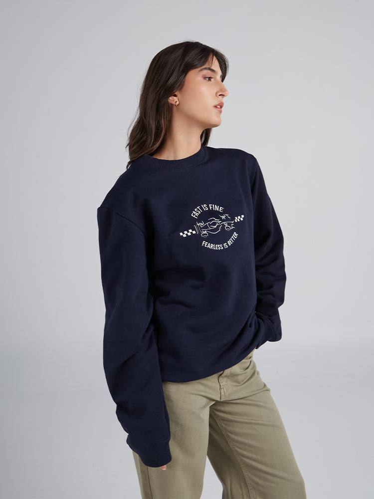 Buzo Fearless Unisex - Azul