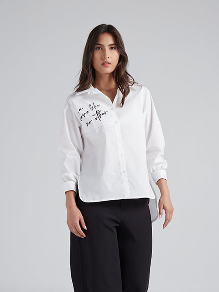 Camisa Like no other - Blanco