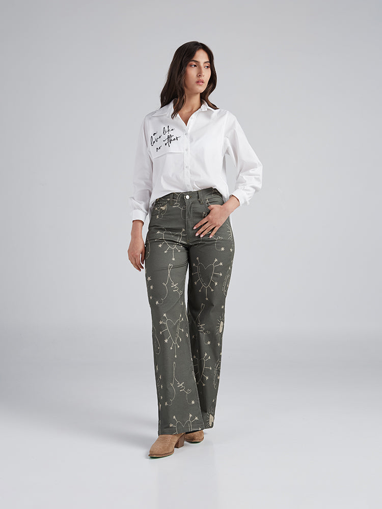 Camisa Like no other - Blanco