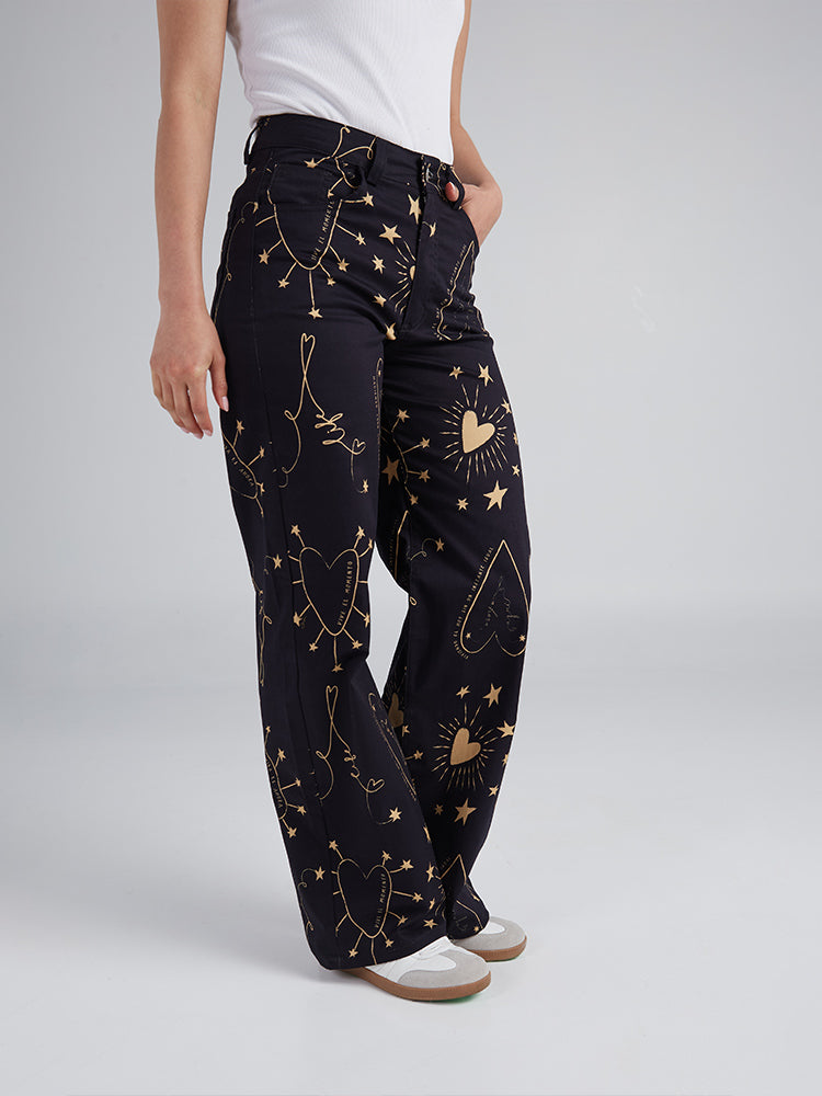 Pantalón Aquí y ahora - Negro