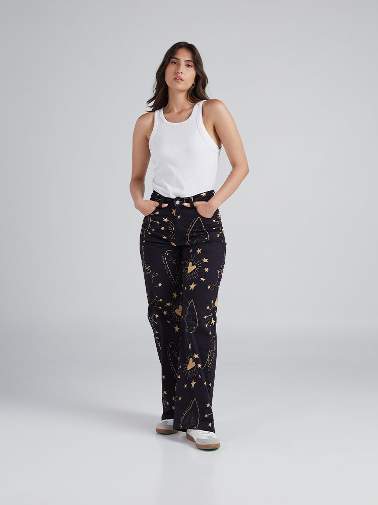 Pantalón Aquí y ahora - Negro