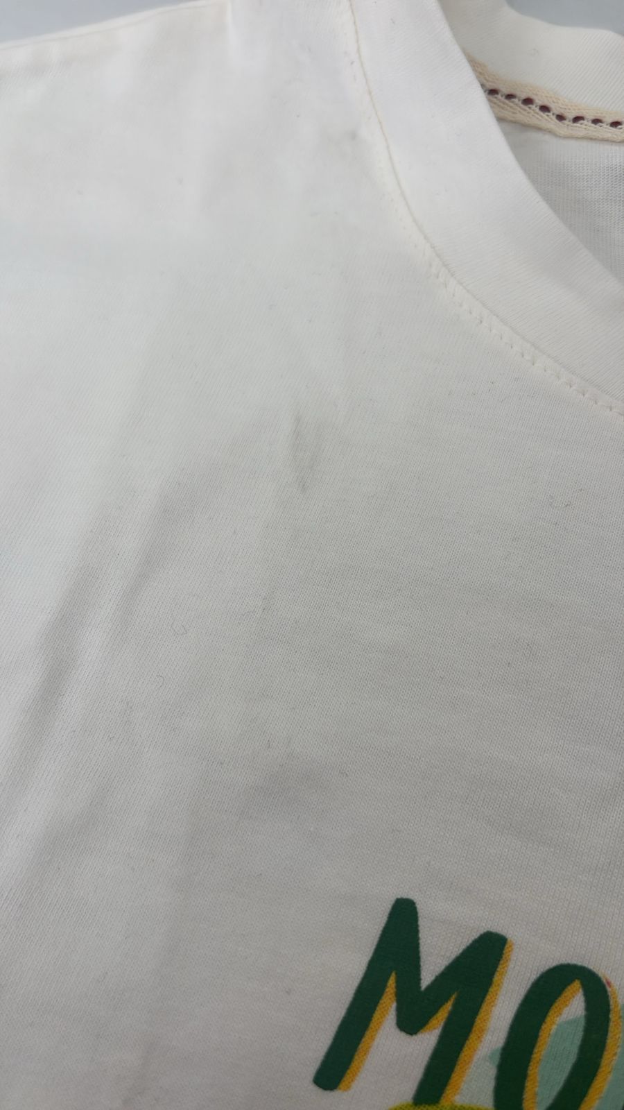 Camiseta Mango biche Man - Marfil [Venta de Garaje]