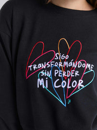 Buzo Mi color - Negro