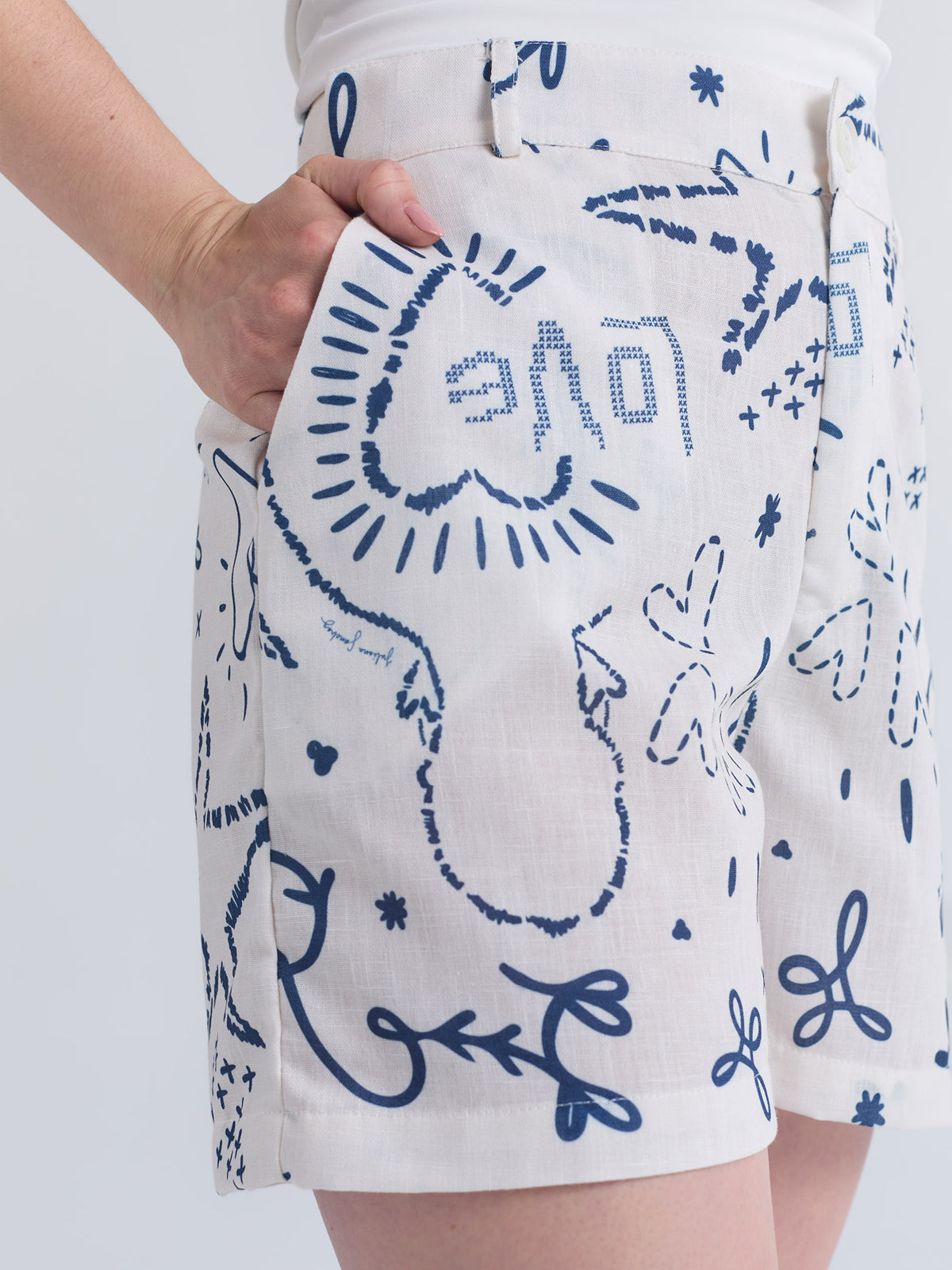 Short Lazos - Marfil