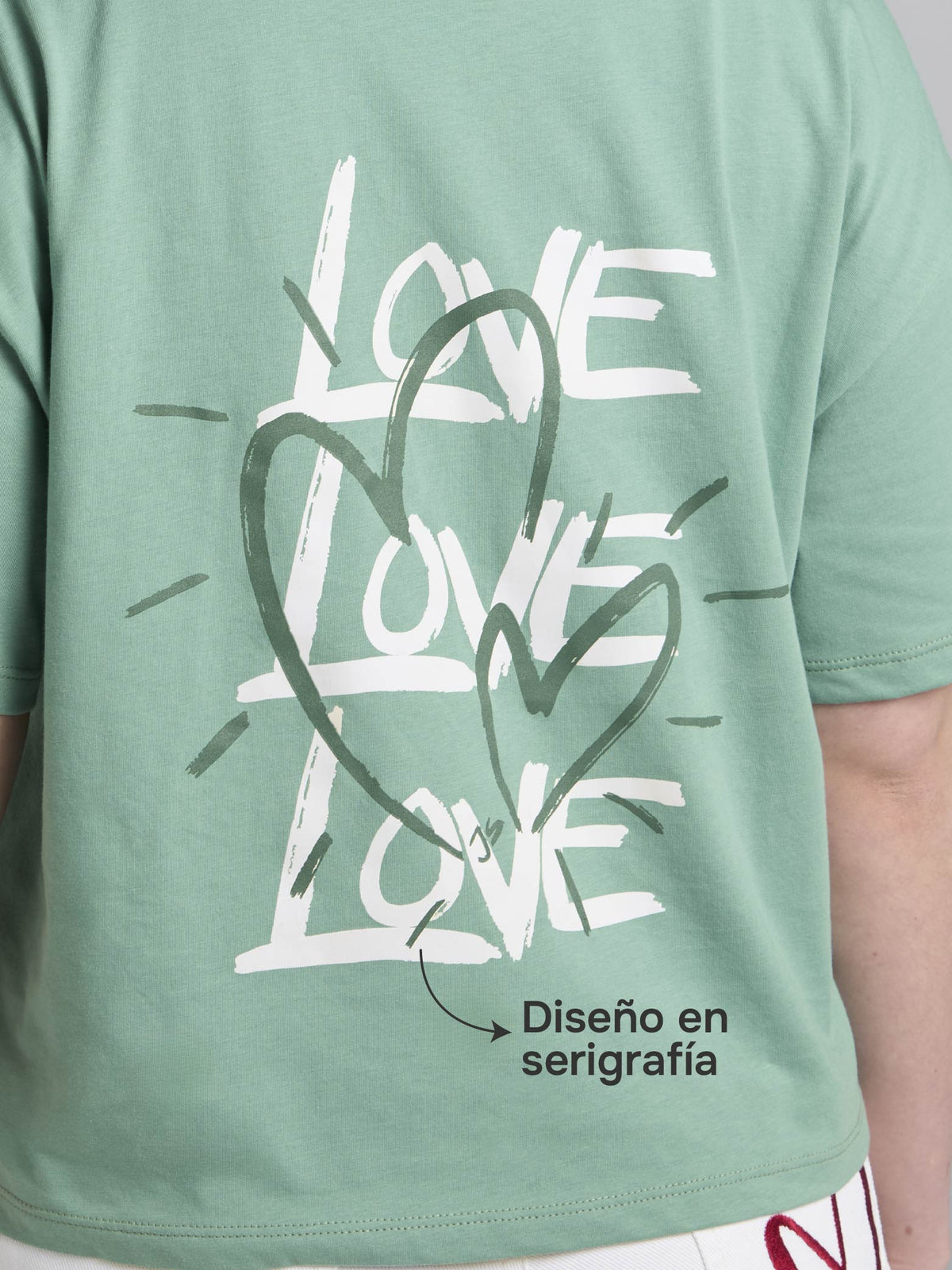 Camiseta Love - Verde