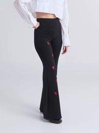 Pantalón Flare básico - Negro