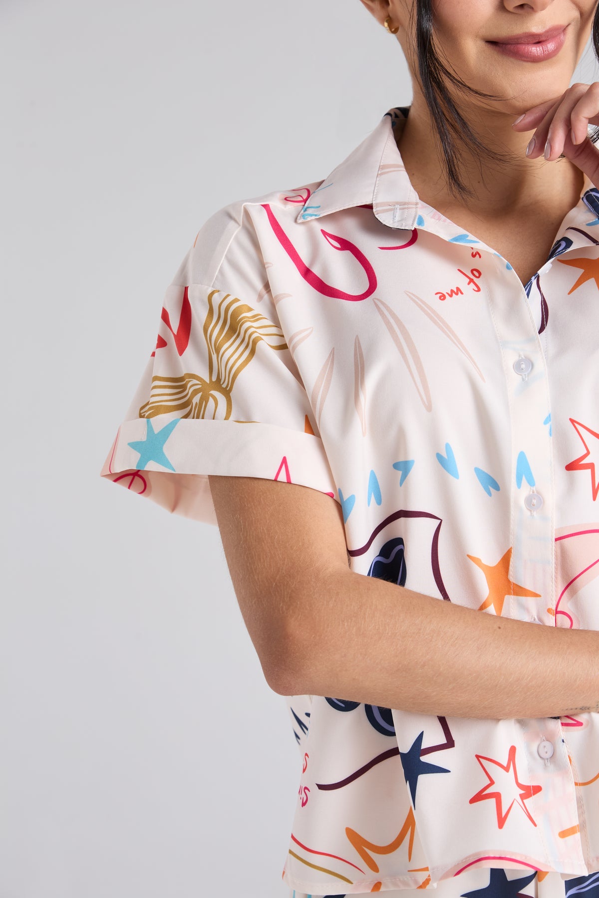 Set Happy life - Marfil Camisa & Pantalón